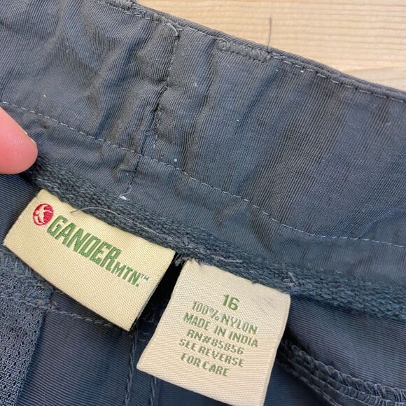 Gander Mountain Pants Womens 16 Gray Nylon Tech UV Sun Protect UPF 30+ - Picture 13 of 14
